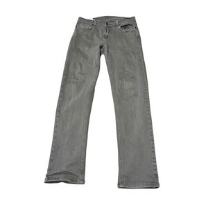 Marine‎ Layer Mens Slim Straight Jeans Gray 33x32 SF CA Denim Pants